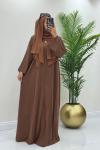 Mahra Abaya Kahverengi